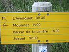 L'Avenquet<br />Moulinet<br />Baisse de la Linière<br />Sospel