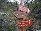 La pierre Pointue<br />Col de Roulabre<br />Col du Razet<br />Baisse de Scuvion<br />Quartier de Biatonéa<br />Col de Castillon<br />Crête du Mont Razet