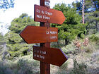 Col du Dragon<br />Mont Férion<br />La Madone<br />Levens<br />Col de Travail<br />Col de Rosa