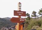Col de Travail (760m)<br />Route D19<br />Ste-Claire<br />La Madone<br />Levens