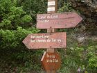 Canal du Loup, Gourdon, Bar-sur-Loup par chemin du Terray, Bar-sur-Loup par chap. St-Claude