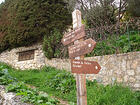 Ancienne voie ferrée<br />Bar-sur-Loup<br />Ancienne voie ferrée<br />Pont du Loup<br />Chemin du Paradis<br />Gourdon