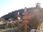 Baisse du Collet St-André (625m)<br />Revest-les-roches par le Villar<br />Collet St-André<br />Bonson<br />Collet des Sausses<br />Revest-les-Roches