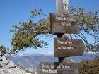 Baisse des Collettes (1269m)<br />Villars-sur-Var<br />Les Pourrassiers<br />Baisse du Mont Brune<br />Mont Brune<br />Chapelle de la Ste-Baume