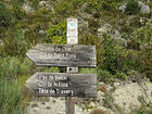 Grotte du Chat<br />Col de Saint Pons<br />Pas de Belon<br />Col de Melina<br />Tête de Travers