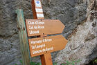 Clue d'Amen<br />Col de Roua<br />Léouvé<br />Hameau d'Amen<br />Le Lavigné<br />Baisse de Barrot