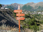 Plateau d'Auron - GR5<br />Balme Obscure<br />Belvédère des Chamois<br />Col du Blainon<br />Roya - GR5