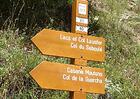 Lacs et col Lausfer<br />Col du Saboulé<br />Cabane Moutons<br />Col de la Guercha