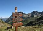 Lac de Ste Anne, Sanctuaire de Ste Anne, Passo di Bravaria, Tête Grosse du Cheval, Crête de la Lausetta, Col de la Lombarde, Passo Tésina, Calliéri