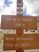 Col de la Vallette (2356m)<br />Mont St-Sauveur<br />Cime de Sistron