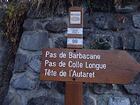 Pas de Barbacane<br />Pas de Colle Longue<br />Tête de l'Autaret