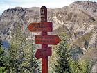 Bois de Chalvet, Vallon de Demandols, St Etienne de Tinée, Lieuson Pinatelle, Auron par piste de l'eau, Col du Bouchiet