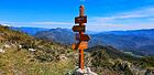 Col de Rigaudon (1365m)<br />S(ommet) du Gourdan Est<br />Besseuges<br />La Penne<br />Puget-Théniers