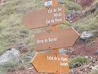 Col de Sui<br />Mihubi<br />Col de Roua<br />Dôme de Barrot<br />Collet de la Vigude<br />Auvare