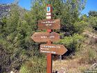 Croix de Muratore (441m)<br />Gorbio - GR51<br />Col de la Coupière-GR51<br />Mont-Gros<br />Roquebrune-village