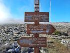 Baisse des Cabanelles (1050m), Col de la Madone, Col de la Coupière, Fontbonne, Roquebrune/Gorbio