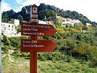 Menton par Col de Garde, Col de l'Olive, Hameau de Colline, Gorbio - GR51, Circuit de Bausson