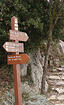 Cime du Mont Gros<br />Aire d'envol<br />Col du Mont Gros<br />Fontbonne<br />Hameau de Ricard<br />Tour du Mont Gros