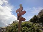 Col de Gratteloup<br />Col des Fournès - GR5<br />Granges de la Brasque<br />Col du Castel Gineste<br />Utelle - GR5<br />Le Brec d'Utelle (1604m)
