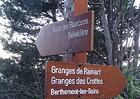 Route des Blancons<br />Belvédère<br />Granges de Rainart<br />Granges des Crottes<br />Berthemont-les-Bains