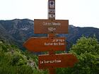 Col de l'Abeille (922m)<br />La Lentigia<br />Rocher des Baus<br />La Tour-sur-Tinée