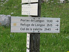 -<br />Col des Moulines<br />Mont Mounier<br />Portes de Longon<br />Refuge de  Longon<br />Col de la Valette